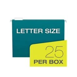 Pendaflex Recycled Hanging File Folders, 1/5-Cut Tab, Letter Size, Assorted Colors, 25/Box (PFX81667) -Esseltela Shop sp107822204 s7