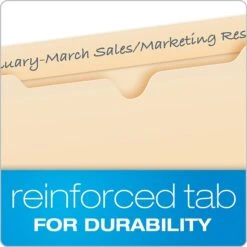 Pendaflex Reinforced File Jacket, 2" Expansion, Letter Size, Manila, 50/Box (22025EE) -Esseltela Shop sp107903365 s7