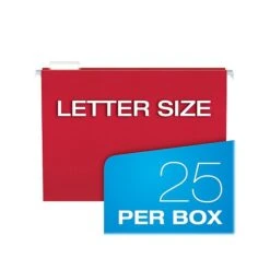 Pendaflex Recycled Hanging File Folders, 1/5-Cut, Letter Size, Assorted Colors, 25/Box (PFX 81663) -Esseltela Shop sp110556512 s7