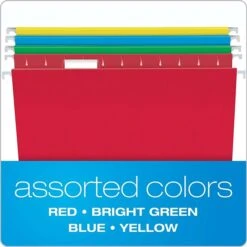 Pendaflex Hanging File Folder Combo Kit, Letter Size, Assorted Color, 25 Folders With Tabs, 50 File Folders (99199) 11 Pendaflex Hanging File Folder Combo Kit, Letter Size, Assorted Color, 25 Folders With Tabs, 50 File Folders (99199) -Esseltela Shop sp124309431 s7