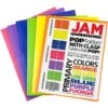 JAM Paper Plastic Two-Pocket School Folders With Fastener Clasps, Assorted Primary Colors, 6/Pack (382ECbgypofu) -Esseltela Shop sp170186462 s7