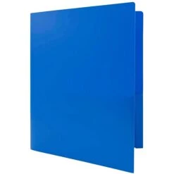JAM Paper 2-Pocket Heavy Duty Folders, Blue, 6/Pack (383HBU) -Esseltela Shop sp170186473 s7