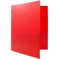 JAM Paper Heavy Duty 2-Pocket Presentation Folders, Red, 6/Pack (383HHPreb) -Esseltela Shop sp170186493 s7