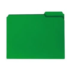 Smead Poly File Folder, 1/3-Cut- Tab Letter Size, Green, 24 Per Box (10502) -Esseltela Shop sp173280417 s7