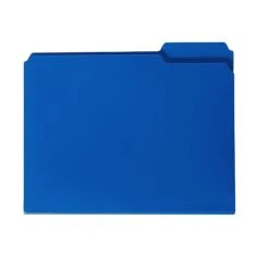 Smead Poly File Folder, 1/3-Cut- Tab Letter Size, Blue, 24/Box (10503) -Esseltela Shop sp173280436 s7