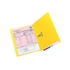 Smead Colored End Tab File Folder, Shelf-Master Reinforced Straight-Cut Tab, Letter Size, Yellow, 100/Box (25910) -Esseltela Shop sp36187511 s7