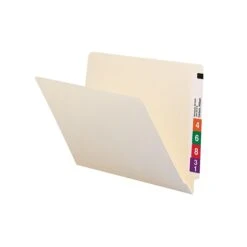 Smead End Tab File Folder, Straight-Cut Tab, Letter Size, Manila, 100/Box (24100)