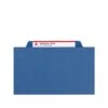 Smead Pressboard File Folder, 1/3-Cut Tab, 1" Expansion, Letter Size, Dark Blue, 25/Box (21541) -Esseltela Shop sp36187833 s7