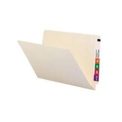 Smead End Tab File Folder, Shelf-Master Reinforced Straight-Cut Tab, Legal Size, Manila, 100/Box (27110)