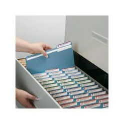 Smead File Folder, 1/3-Cut Tab, Letter Size, Blue, 100/Box (12043) -Esseltela Shop sp36188159 s7
