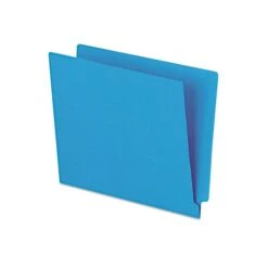 Pendaflex® Letter Straight Cut End Tab File Folder W/3/4" Expansion, Blue, 100/Pack