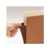 Smead End Tab Pocket, Reinforced Straight-Cut Tab, 5.25 Expansion, XL Legal, Redrope With Dark Brown Gusset, 10/Box (74691) -Esseltela Shop sp37069199 s7