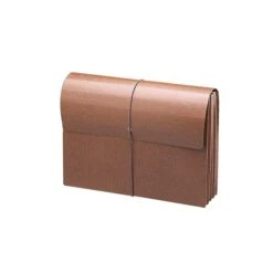 Smead Classic Redrope File Pocket, 3.5" Expansion, Legal Size, Brown (71356)
