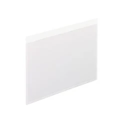 Pendaflex File Pocket, Clear Envelopes Clear With White Back, 100/Each (PFX99376)