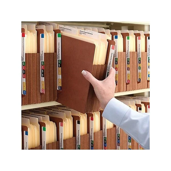 Smead TUFF Reinforced File Pocket, 7" Expansion, Legal Size, Redrope, 5/Box (74795) 5 Smead TUFF Reinforced File Pocket, 7" Expansion, Legal Size, Redrope, 5/Box (74795) - Image 3