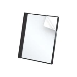Oxford 3-Prong Report Cover, Letter Size, Black (OXF 55806)
