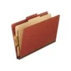 Pendaflex Pressboard Classification Folders, 1-Divider, 2" Expansion, Legal Size, Brick Red, 10/Box (2157R) -Esseltela Shop sp38714918 s7