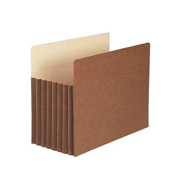 Smead TUFF Redrope File Pockets, 7" Expansion, Letter Size, Brown, 5/Box (73395) 3 Smead TUFF Redrope File Pockets, 7" Expansion, Letter Size, Brown, 5/Box (73395)