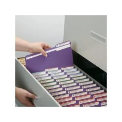 Smead File Folder, 1/3-Cut Tab, Letter Size, Purple, 100/Box (13043) -Esseltela Shop sp39612340 s7