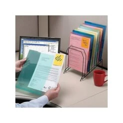 Smead Organized Up File Pocket, Letter Size, Assorted, 5/Pack (85750)