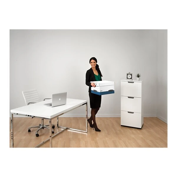 Bankers Box Presto Heavy-Duty Instant Assembly File Storage Boxes, Lift-Off Lid, Letter/Legal Size, 4/Pack (0063602) 8 Bankers Box Presto Heavy-Duty Instant Assembly File Storage Boxes, Lift-Off Lid, Letter/Legal Size, 4/Pack (0063602) - Image 6