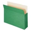 Smead 10% Recycled Reinforced File Pocket, 3 1/2" Expansion, Letter Size, Green, 25/Box (73226BX) -Esseltela Shop sp40590940 s7
