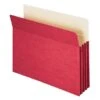 Smead 10% Recycled Reinforced File Pocket, 3 1/2" Expansion, Letter Size, Red, 25/Box (73231BX) -Esseltela Shop sp40590941 s7
