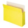 Smead 10% Recycled Reinforced File Pocket, 3 1/2" Expansion, Letter Size, Yellow, 25/Box (73233BX) -Esseltela Shop sp40590942 s7