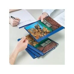 Smead Heavyweight Report Covers With Clear Front, 3-Prong, Letter Size, Blue, 25/Box (87452) -Esseltela Shop sp40798249 s7