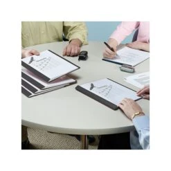 Smead Heavyweight Report Covers With Clear Front, 3-Prong, Letter Size, Black, 25/Box (87453) -Esseltela Shop sp40798447 s7