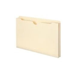 Smead® File Jacket, Reinforced Tab, 1" Expansion, Legal Size, Manila, 50/Box (76520)