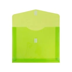 JAM Paper Plastic Envelopes With Hook & Loop Closure, 2" Expansion, Letter Size, Assorted Colors, 6/Pack (218V2OLIPRYS) -Esseltela Shop sp42113863 s7