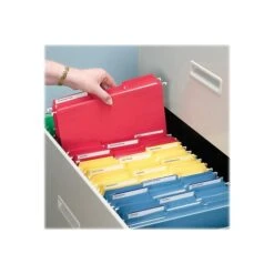 Smead Interior File Folders, 1/3-Cut Tab, Letter Size, Assorted Colors, 100/Box (10229) -Esseltela Shop sp42115012 s7