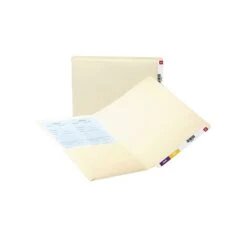 Smead End Tab Pocket Folder, Shelf-Master Reinforced Straight-Cut Tab, 1 Pocket, Letter Size, Manila, 50/Box (24115)