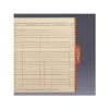Smead Heavyweight End Tab Outguides, 1/5-Cut Tab, Center Position, Letter Size, Manila, 100/Box (61910)