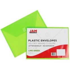 Jam Paper Plastic File Pocket, Letter Size, Assorted, 6/Pack (218V0ASSRT) -Esseltela Shop sp4211588 s7