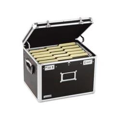 Vaultz Locking Chest, Letter/Legal Size, Black (VZ01008)