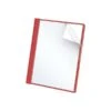 Oxford Clear Front 3-Prong Report Cover, Letter Size, Dark Red (OXF 55811)