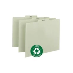 Smead File Guides, Jan-Dec Index, Straight Cut, Letter Size, Gray/Green, 12/Set (50365) -Esseltela Shop sp42171537 s7