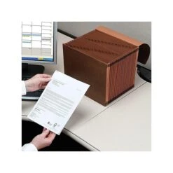 Smead® TUFF Expanding File, Daily (1-31), 31 Pockets, Flap & Elastic Cord Closure, Legal, Redrope-Printed Stock (70369)