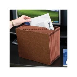 Smead® TUFF Expanding File, Alphabetic (A-Z), 21 Pockets, Legal, Redrope-Printed Stock (70430) -Esseltela Shop sp42171771 s7