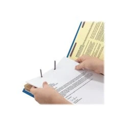 Smead Pressboard Classification Folders, 2/5-Cut Tab, Legal Size, 2 Dividers, Dark Blue, 10/Box (19077) -Esseltela Shop sp42716675 s7