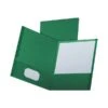 Oxford Linen 2-Pocket Portfolio Folders, Hunter Green, 25/Box (53434EE) -Esseltela Shop sp42717186 s7