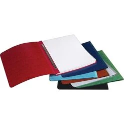 ACCO PRESSTEX 2-Prong Report Cover, Letter, Red (A7025078)