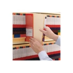 Smead End Tab Heavy Duty Classification Folders, 2" Expansion, Letter Size, 2 Dividers, Manila, 10/Box (26835) -Esseltela Shop sp42717565 s7