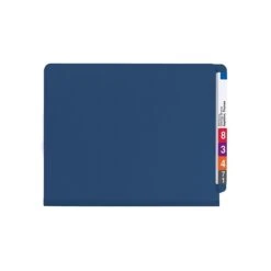 Smead End Tab Pressboard Classification Folders With SafeSHIELD Fasteners, Letter Size, Dark Blue, 10/Box (26784) -Esseltela Shop sp42803773 s7