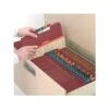 Smead Pressboard Classification Folders With SafeSHIELD Fasteners, 3" Expansion, Legal Size, 3 Dividers, Red, 10/Box (19092) -Esseltela Shop sp42803937 s7