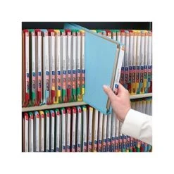 Smead End Tab Pressboard Classification Folders With SafeSHIELD Fasteners, Legal Size, Blue, 10/Box (29781) -Esseltela Shop sp42803956 s7