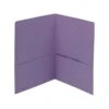 Smead Standard 2-Pocket Heavy Duty Folders, Lavender, 25/Box (87865)
