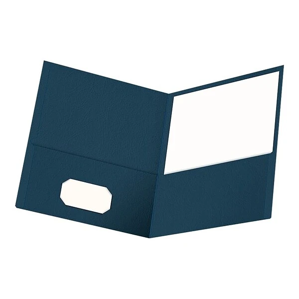 Oxford Twin Portfolio Folders, Dark Blue, 25/Box (OXF 57538) 3 Oxford Twin Portfolio Folders, Dark Blue, 25/Box (OXF 57538)